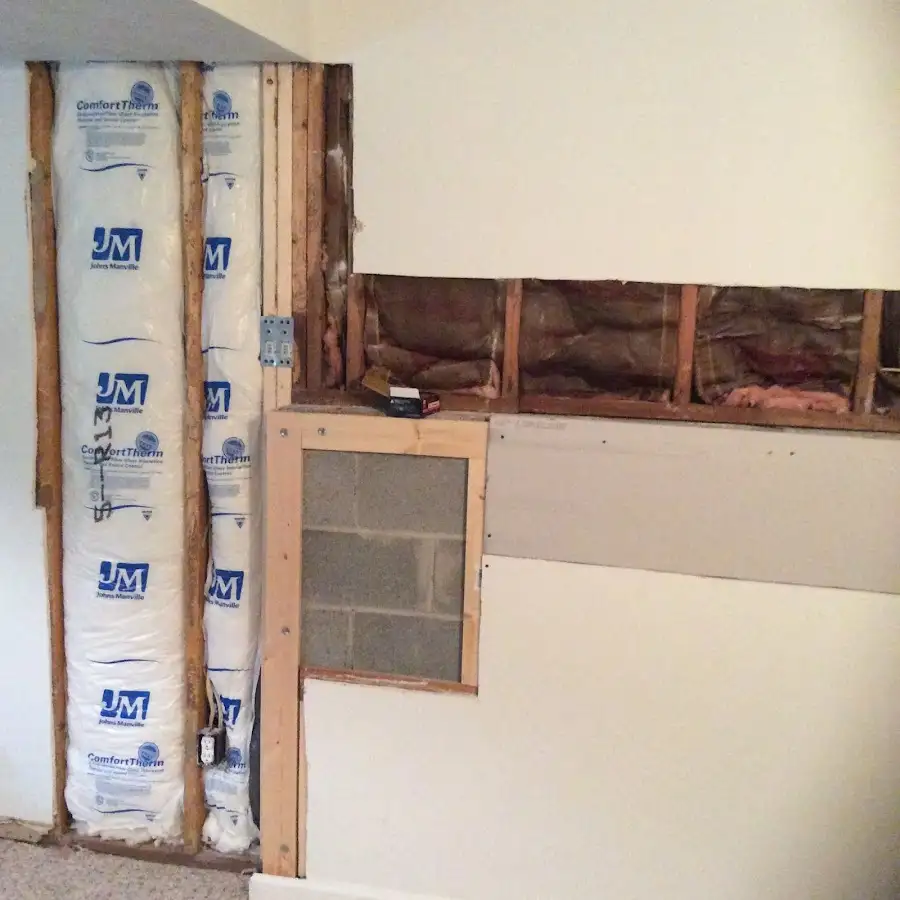 Wall insulation replacement during Odor Removal & Deodorization in Coos Bay